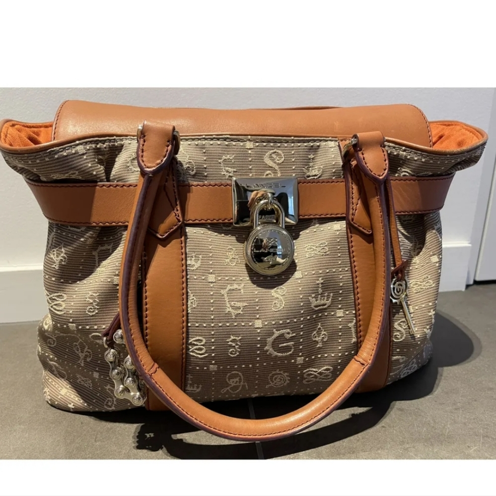 LANCEL Paris Daligala DALI Daligramme Handbag.